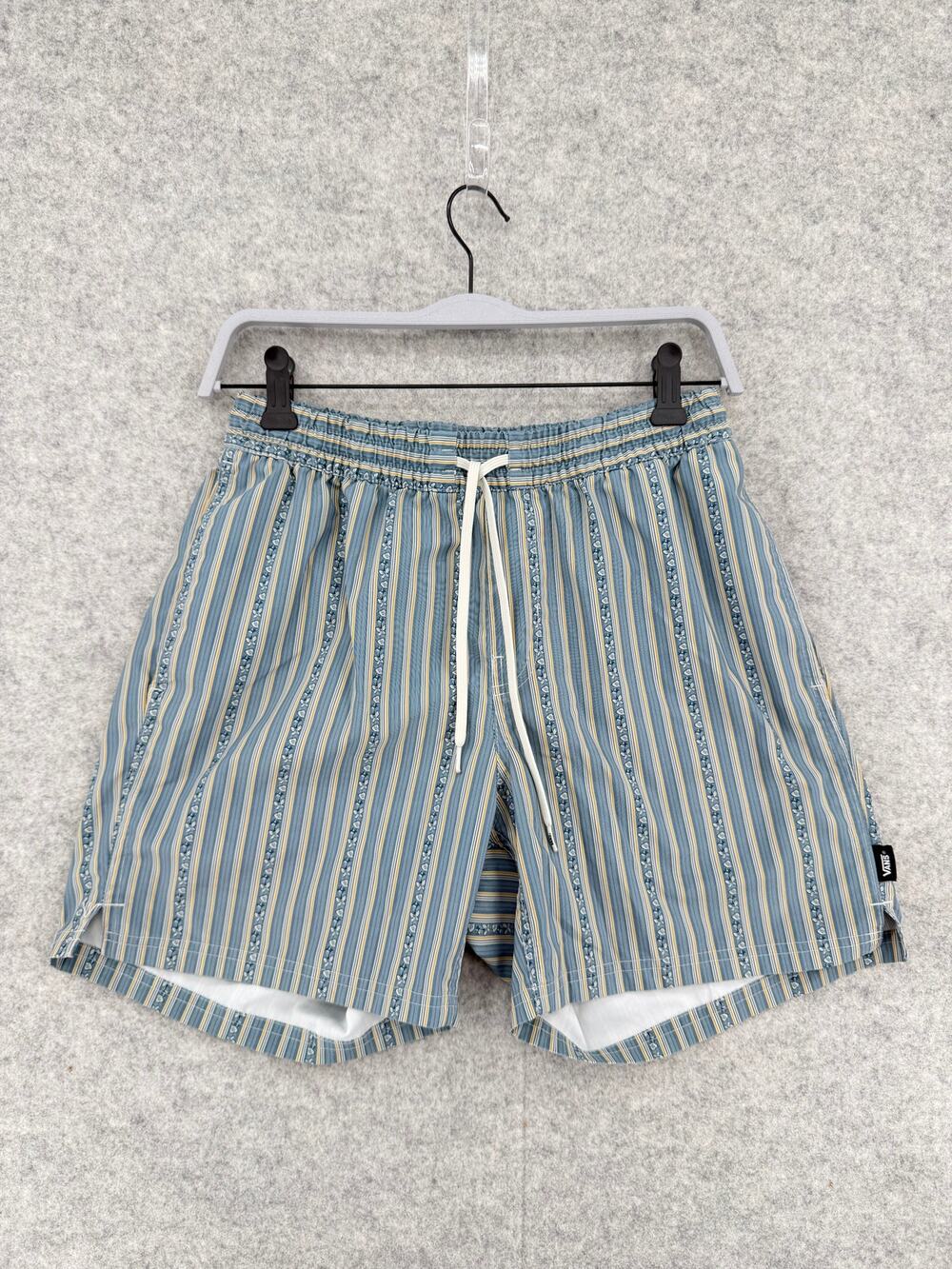 Vans Primary Stripe Elastic Volly Short Boardshort Size Small